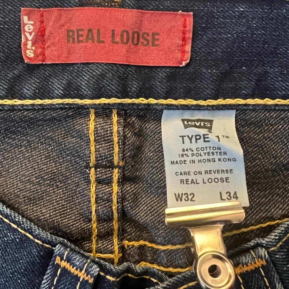 🆕 RARE Levi’s Type 1 Real Loose Fit Jeans — W32 L34 — New With Original Tags - Picture 6 of 9